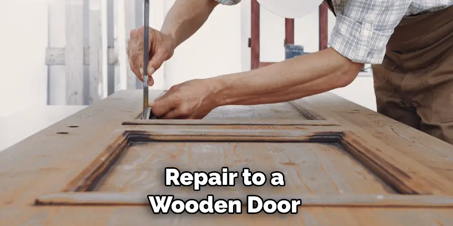 Repair to a Wooden Door