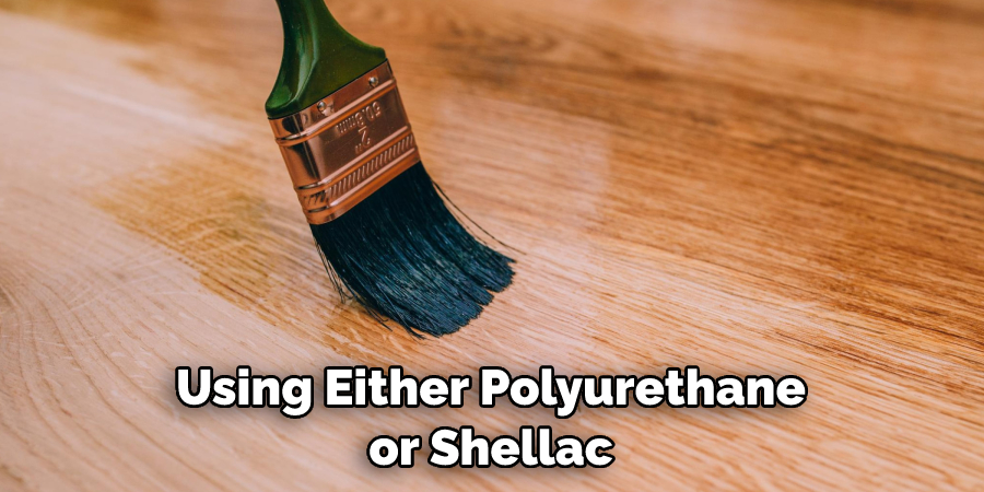 Using Either Polyurethane or Shellac