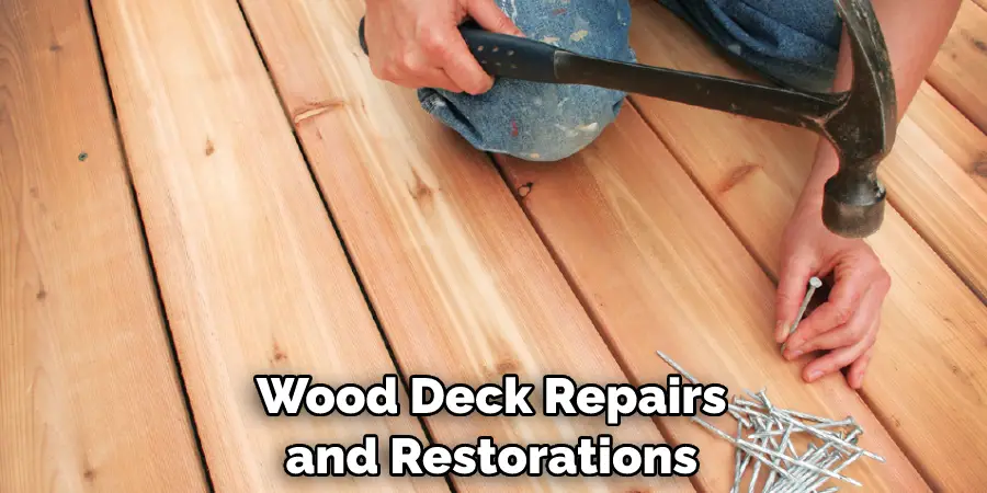 Wood Deck Repairs and Restorations