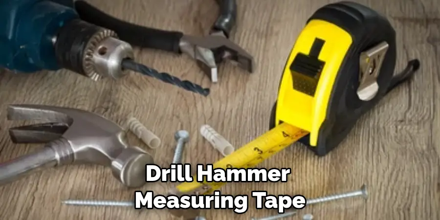 Drill Hammer Measuring Tape
