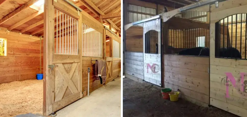 How to Build Horse Stall Doors