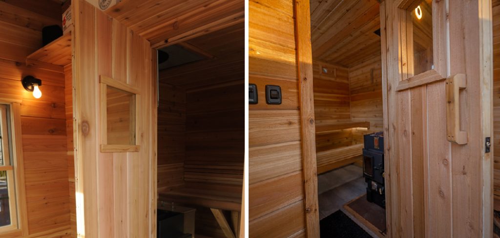 How to Build a Sauna Door