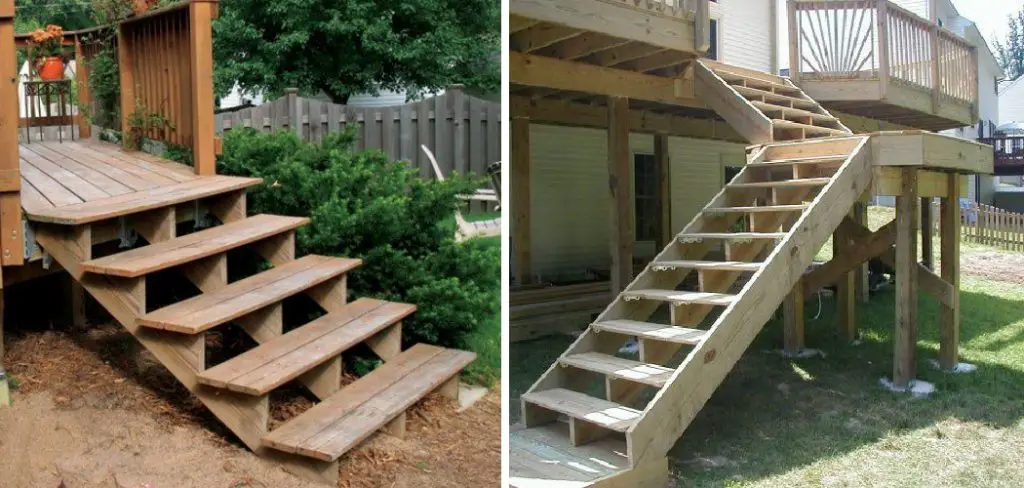 How to Build a Stair Landing for a Deck