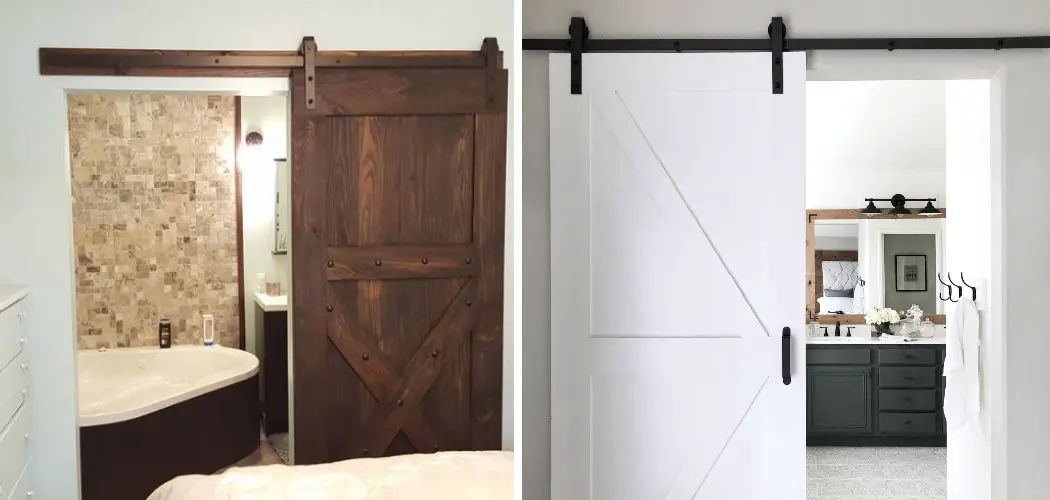 How to Make a Barn Door Private for Bathroom