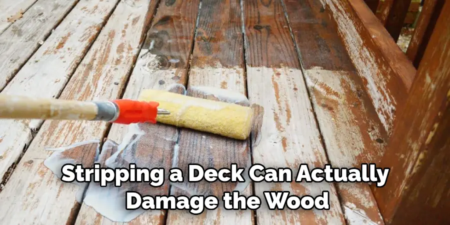 Stripping a Deck Can Actually Damage the Wood