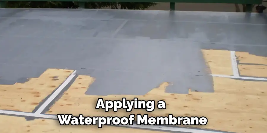 Applying a Waterproof Membrane