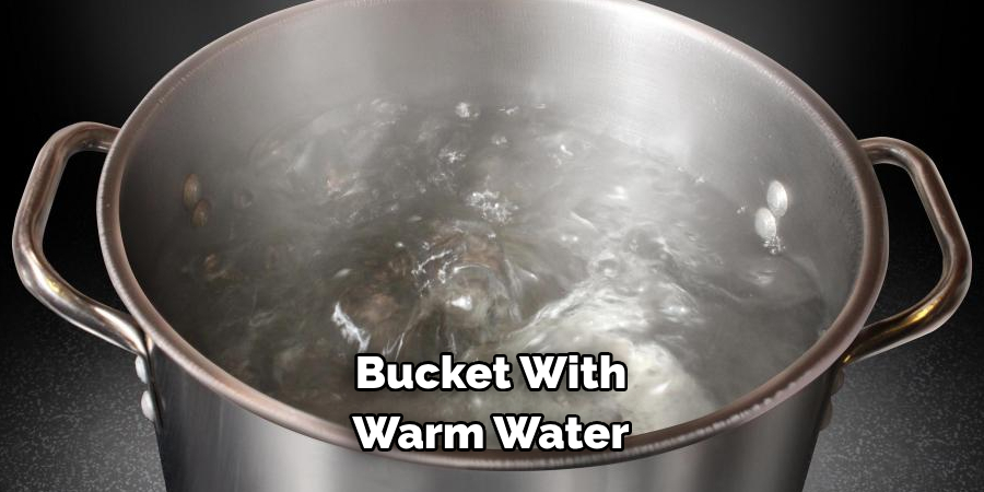 Bucket With Warm Water