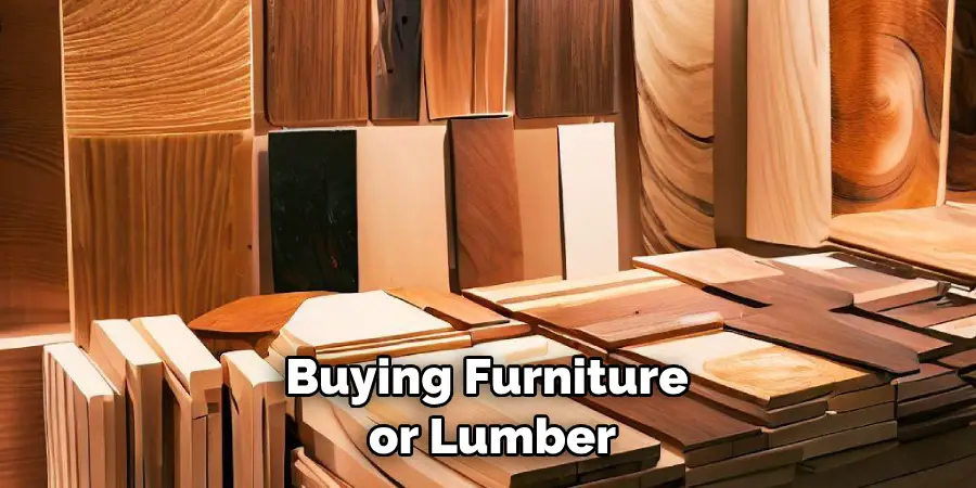 Buying Furniture or Lumber