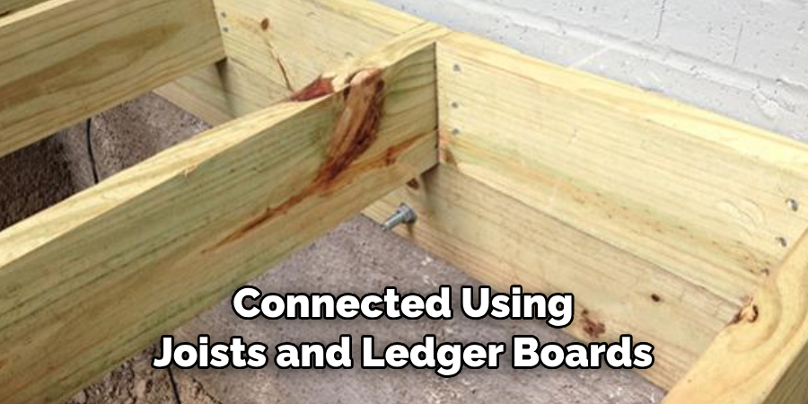 Connected Using Joists and Ledger Boards