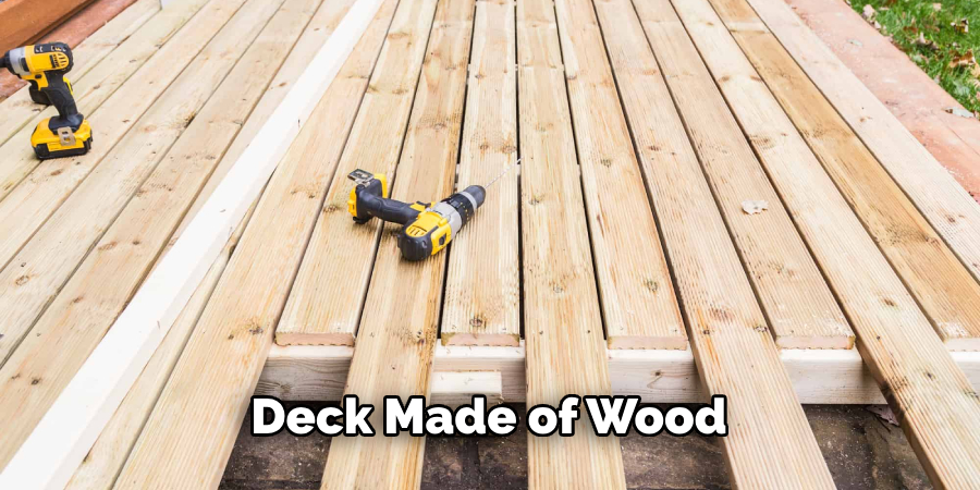 Deck Made of Wood