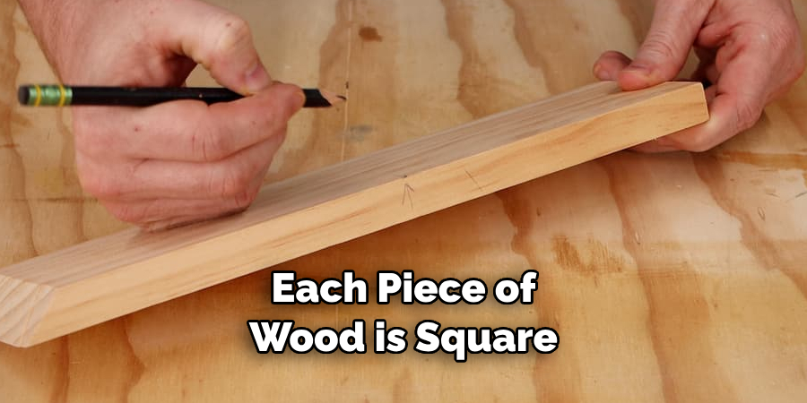 Each Piece of Wood is Square