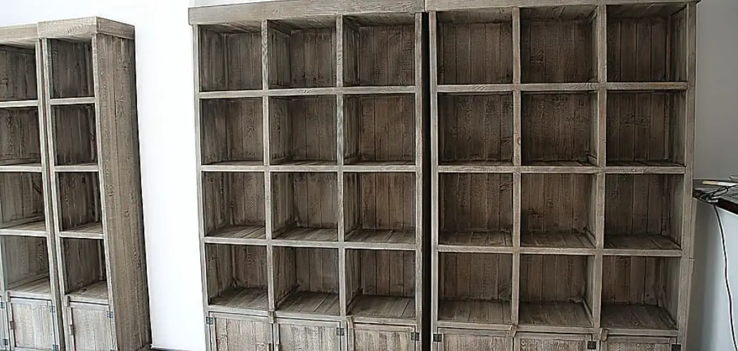 How to Build a Wooden Storage Shelf