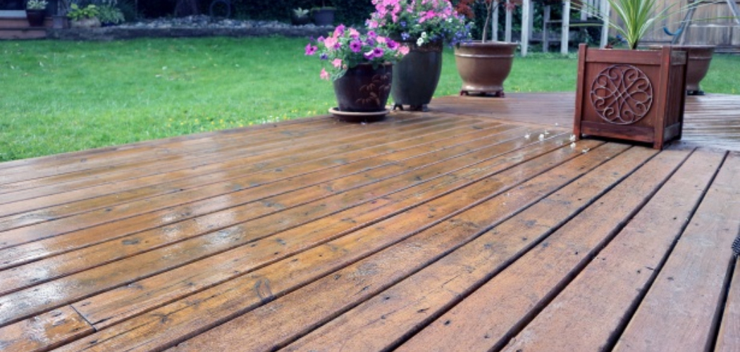 How to Fill Gaps in Wood Deck