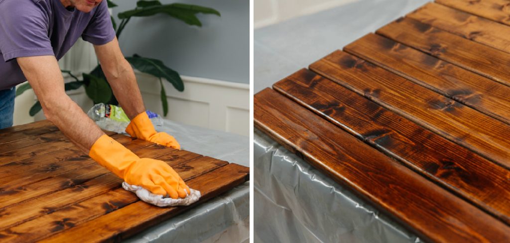 How to Remove Excess Stain From Wood