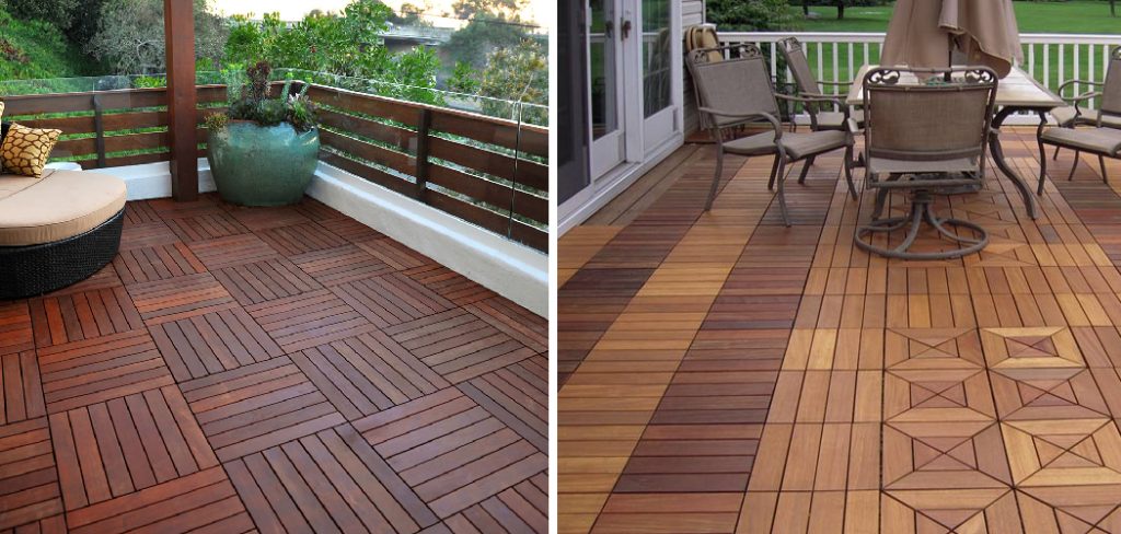 How to Tile a Wood Deck