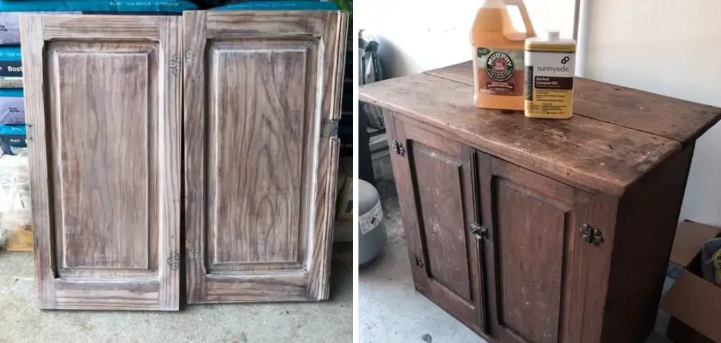 How to Whitewash Dark Stained Wood Furniture