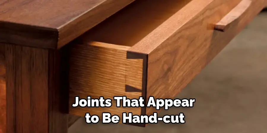 Joints That Appear to Be Hand-cut