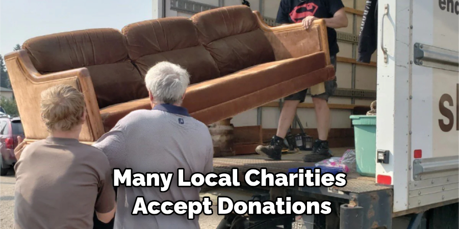 Many Local Charities Accept Donations