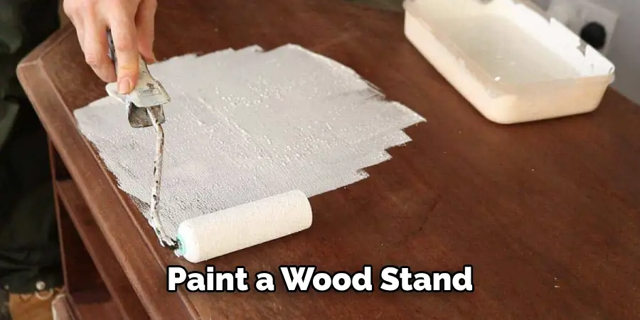 Paint a Wood Stand