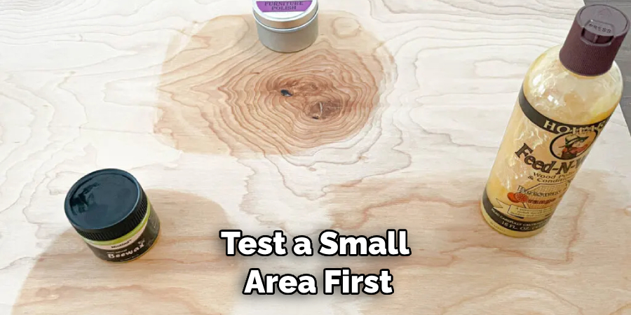 Test a Small Area First