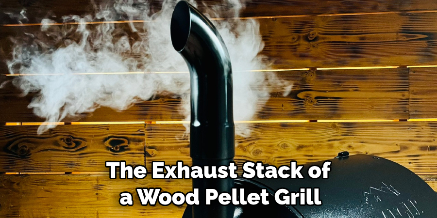 The Exhaust Stack of a Wood Pellet Grill