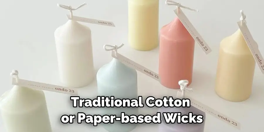 Traditional Cotton or Paper-based Wicks