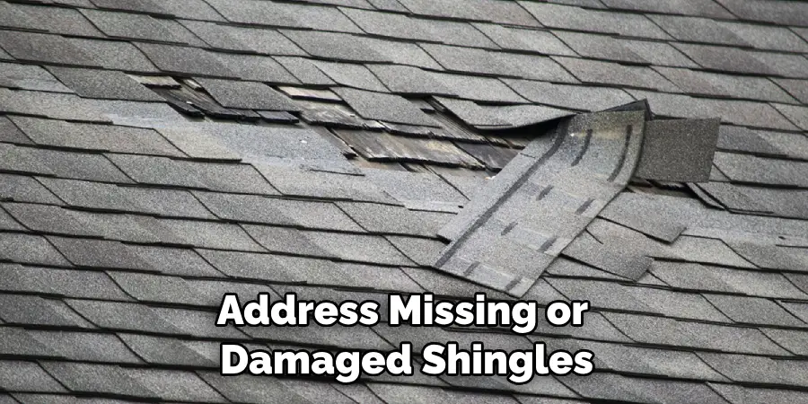 Address Missing or Damaged Shingles