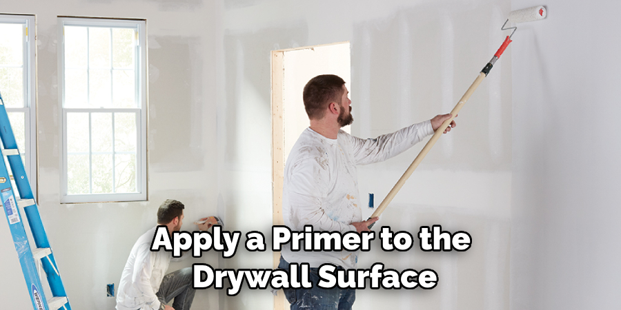 Apply a Primer to the Drywall Surface