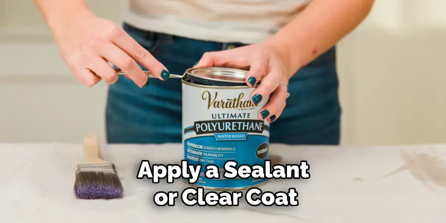 Apply a Sealant or Clear Coat