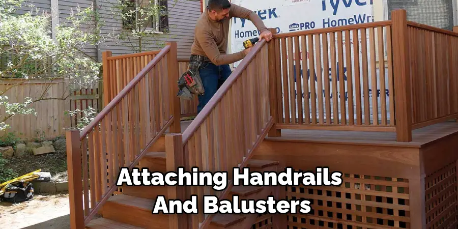 Attaching Handrails and Balusters