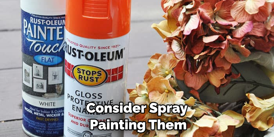 Consider Spray Painting Them