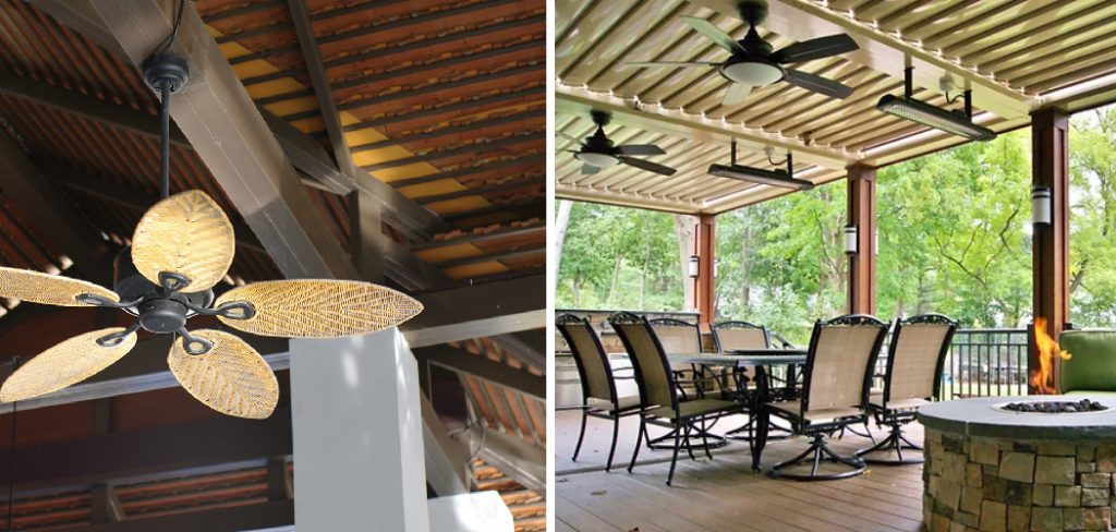 How to Install an Outdoor Ceiling Fan on a Pergola