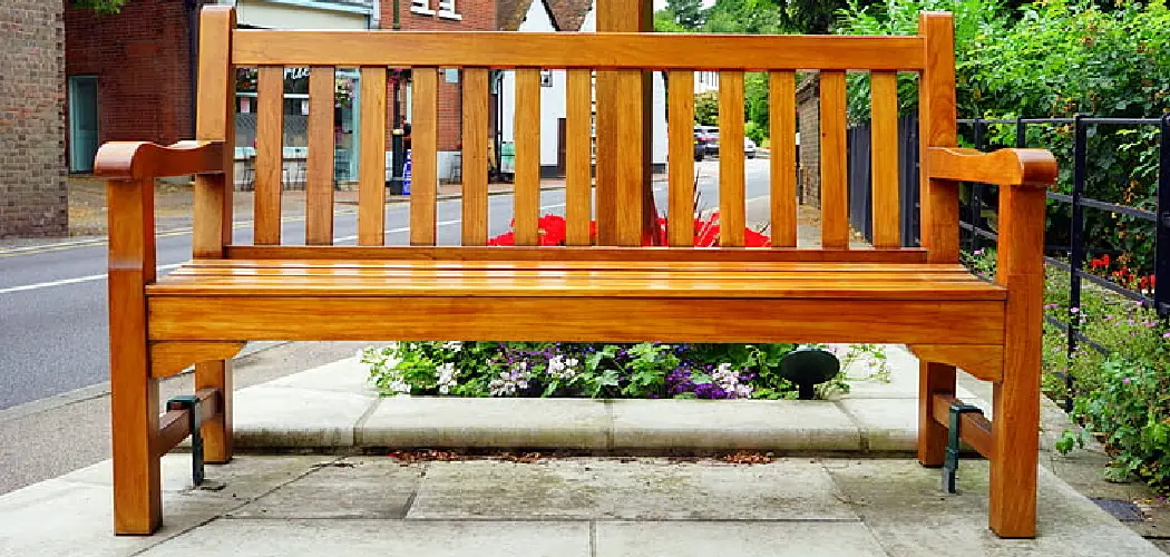 How to Make a Wooden Bench With Back