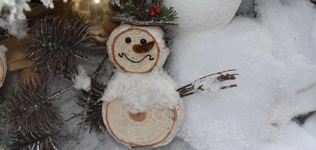 How to Make a Wooden Snowman