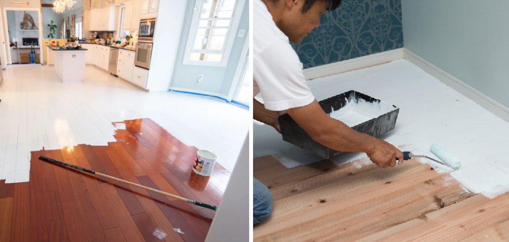 How to Paint Hardwood Floor