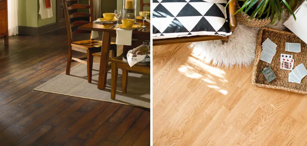 How to Paint Vinyl Floors to Look like Wood