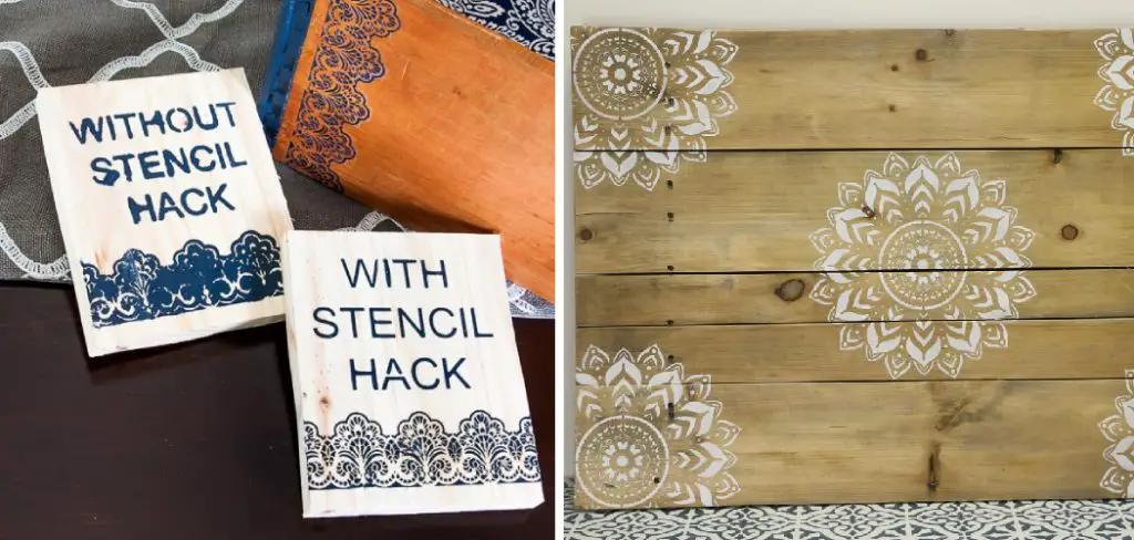 How to Paint With Stencils on Wood