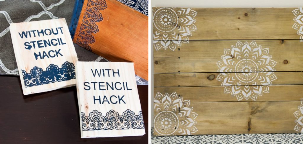 How to Paint With Stencils on Wood