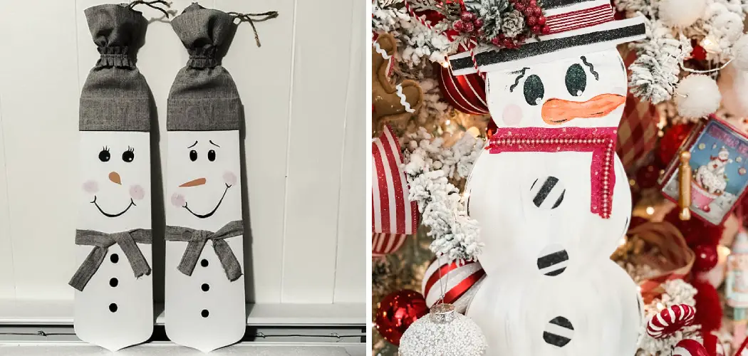 How to Paint a Snowman on Wood