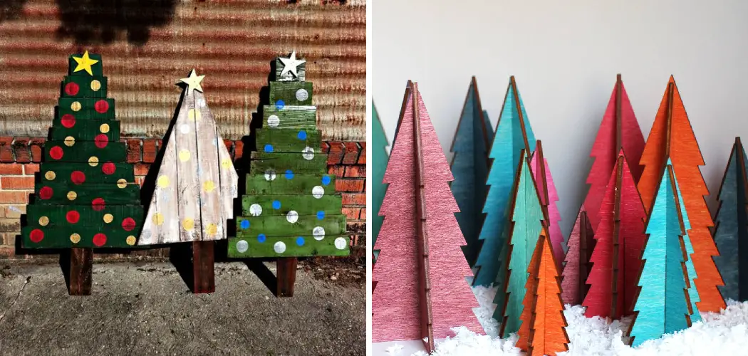 How to Paint a Wooden Christmas Tree