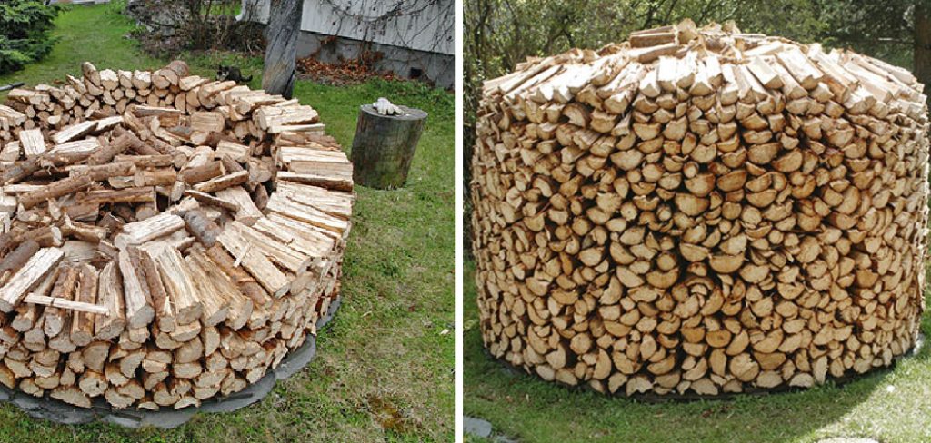 How to Stack Wood in a Circle
