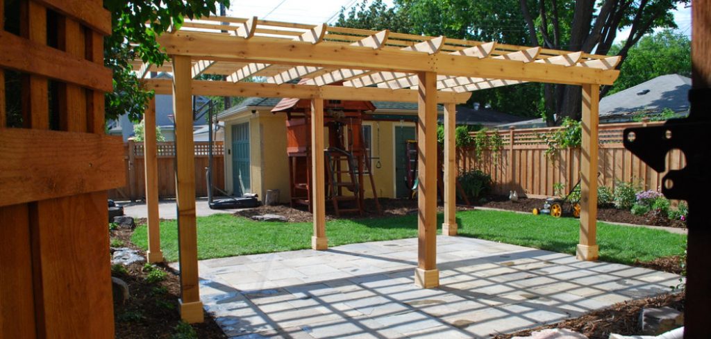 How to Stain a Pergola