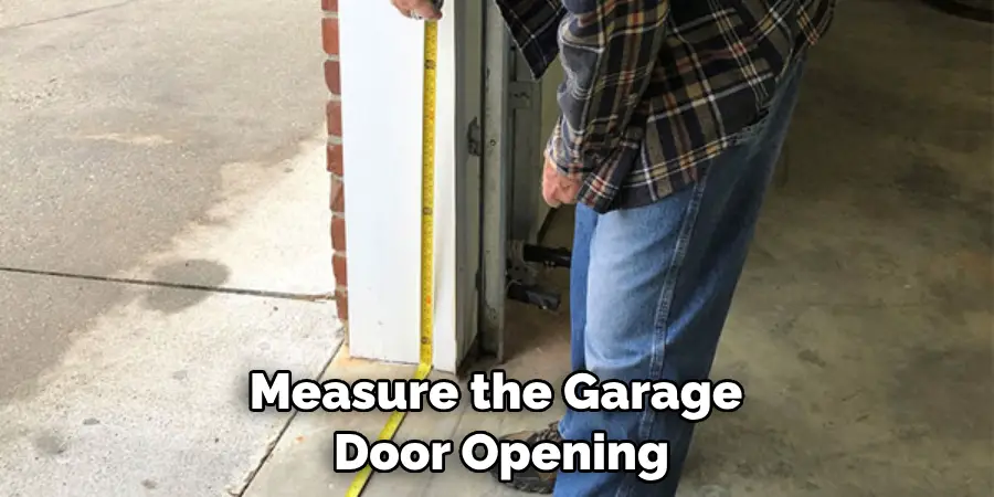 Measure the Garage Door Opening