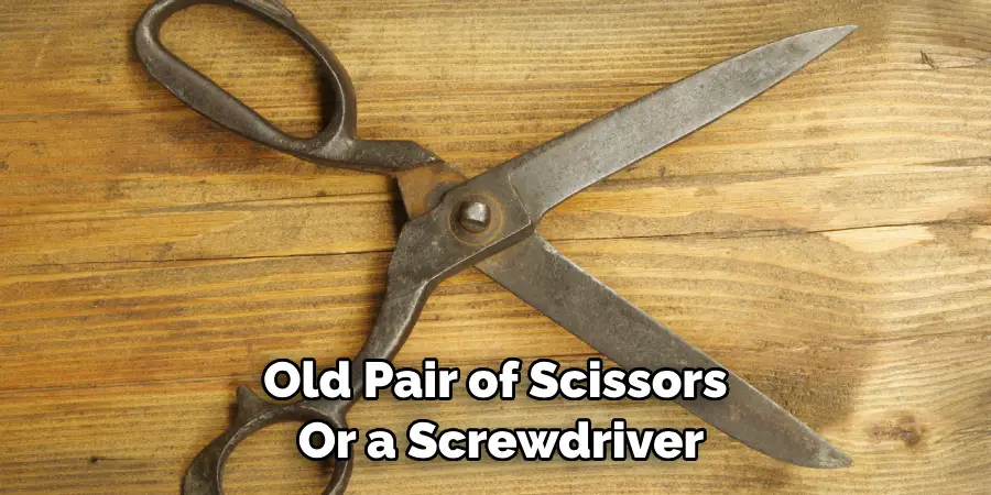 Old Pair of Scissors or a Screwdriver