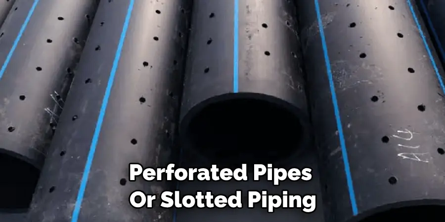 Perforated Pipes or Slotted Piping