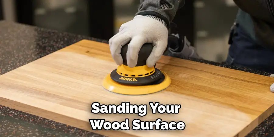 Sanding Your Wood Surface