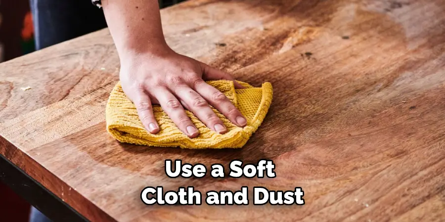 Use a Soft Cloth and Dust