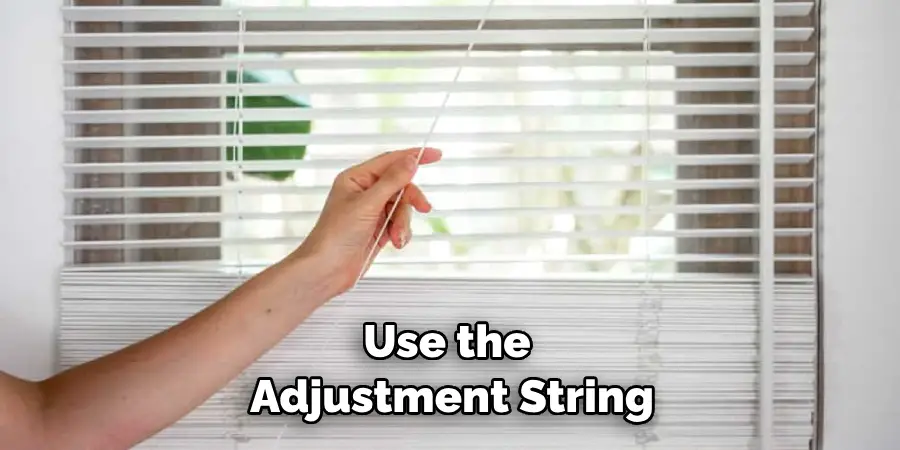 Use the Adjustment String