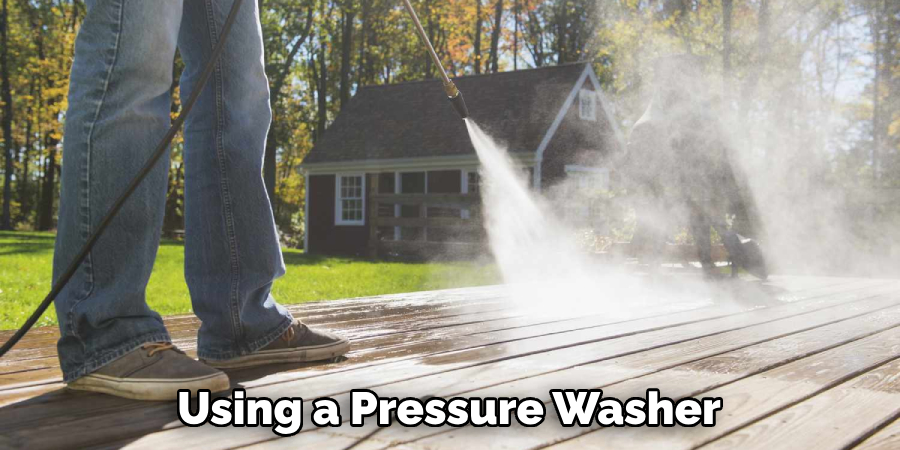 Using a Pressure Washer