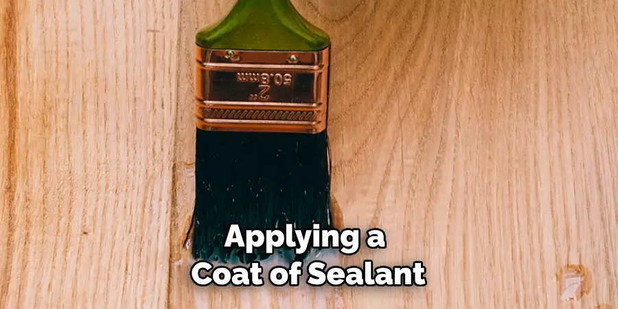 Applying a Coat of Sealant